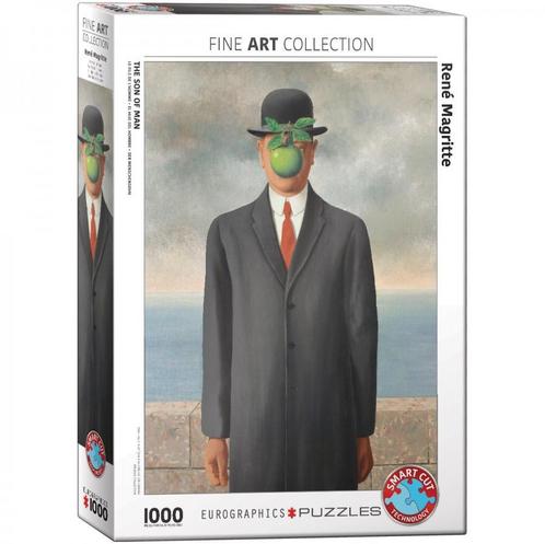 The Son of Man - Rene Magritte Puzzel (1000 stukjes) |, Hobby en Vrije tijd, Denksport en Puzzels, Nieuw, Verzenden