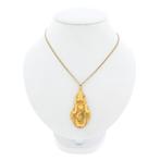 Antiek gouden hanger van een mutsenbel, Ophalen of Verzenden, Gebruikt, Goud, Overige merken