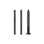 Zwarte lichtmast - Ø76mm | 3 meter | Max. 6 meter, Ophalen of Verzenden, Nieuw, Staande lamp, Led