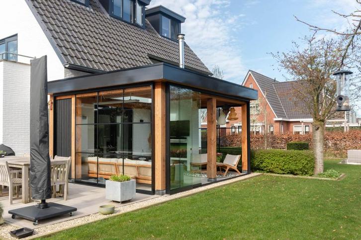 Moderne douglas overkapping 500x400cm Schagen, Tuin en Terras, Overkappingen, Ophalen of Verzenden