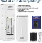 Luchtreiniger Mini Air Purifier met Ionisator, Wit, RAVEG, Ophalen of Verzenden, Zo goed als nieuw