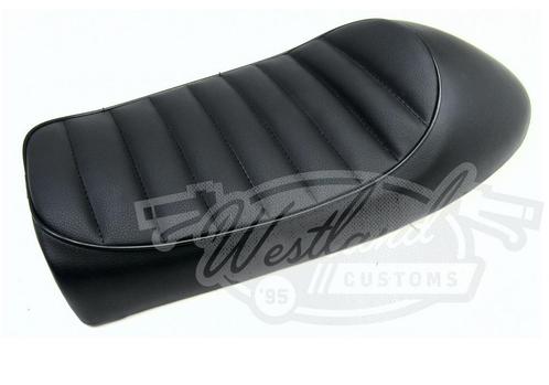 Zadel | Cafe Racer | Zwart, Motoren, Onderdelen | Merk-onafhankelijk, Nieuw, Verzenden