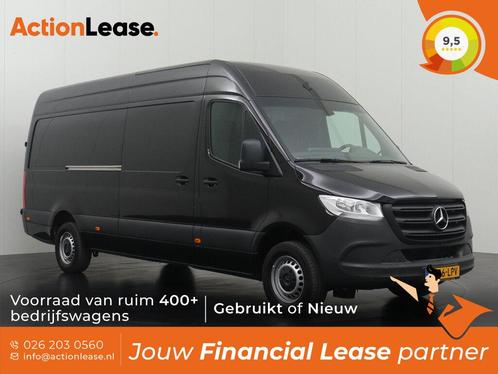 Mercedes Sprinter Bestelbus L3 H2 2023 Diesel, Auto's, Mercedes-Benz, Dealer onderhouden, Lease, Zwart, Handgeschakeld, Financial lease