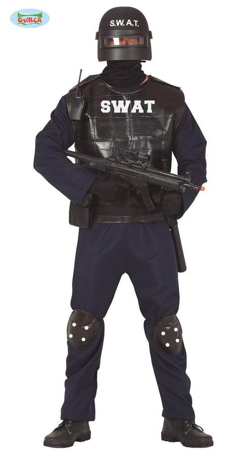 SWAT Verkleedkostuum heren, Kleding | Heren, Carnavalskleding en Feestkleding, Nieuw, Ophalen of Verzenden