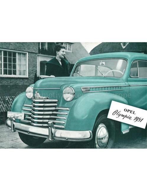 1951 OPEL OLYMPIA BROCHURE NEDERLANDS, Boeken, Auto's | Folders en Tijdschriften, Opel