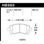 Hawk 1998-2/2002 Subaru Forester L (w/Rear Drum Brakes) High, Auto-onderdelen, Remmen en Aandrijving, Ophalen of Verzenden, Nieuw