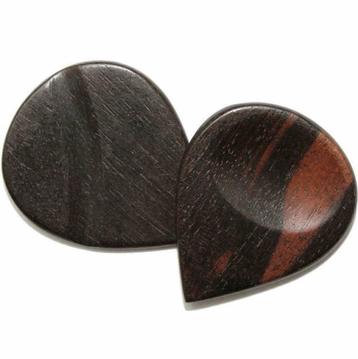 Ebben handgemaakte houten plectrum