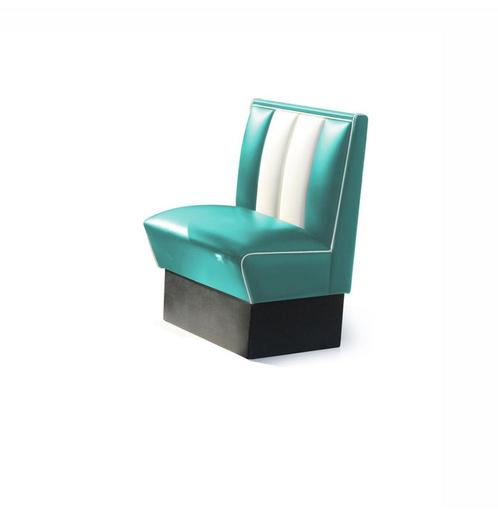 Classic Retro Diner Bank Bel Air HW70 Turquoise, Huis en Inrichting, Banken | Bankstellen, Ophalen