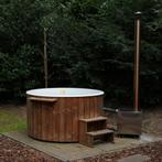 Hottub met bubbels |Houtgestookt elektrisch hybrid biodiesel, Tuin en Terras, Bubbelbaden en Hottubs, Nieuw, Pomp, Vast