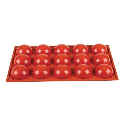 Anti-aanbak bakvormen rood | 15 halve bollen, Zakelijke goederen, Horeca | Overige, Verzenden
