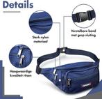 Heuptasje Dames Heren  Fanny Pack  Buideltasje Nylon, Verzenden, Nieuw, Blauw, Overige merken