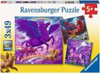 Magische Wezens Puzzel (3x49 stukjes) | Ravensburger -, Kinderen en Baby's, Speelgoed | Kinderpuzzels, Nieuw, Verzenden