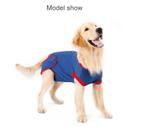 Honden Romper voor na de operatie Blauw/Rood (Hondenkleding), Ophalen of Verzenden, Nieuw, Overige hondenkleding