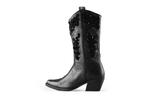 Lazamani Cowboy laarzen in maat 38 Zwart | 10% extra korting, Kleding | Dames, Schoenen, Verzenden, Zwart, Lazamani, Zo goed als nieuw