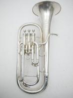 Gebruikte Althoorn Besson New Standard mat verzilverd, Ophalen of Verzenden, Gebruikt, Althoorn of Eshoorn, Met koffer