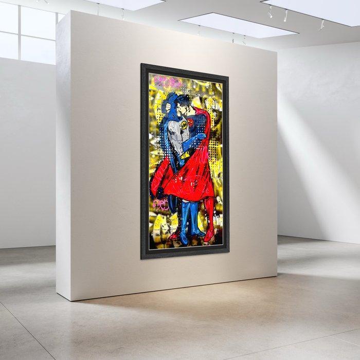 Moabit - Bat & Super Embrace, Antiek en Kunst, Kunst | Schilderijen | Modern