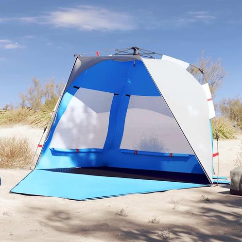 vidaXL Strandtent 3-persoons waterdicht snelontgrendeling, Caravans en Kamperen, Tenten, Nieuw, tot en met 2, Verzenden