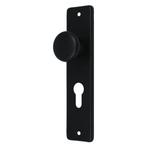 Ami kortschild met vaste knop PC55 aluminium zwart, Doe-het-zelf en Verbouw, Verzenden, Nieuw