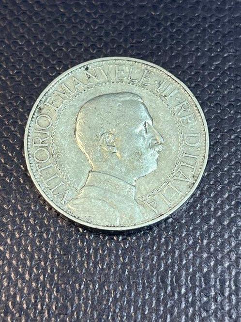 Italië, Koninkrijk Vittorio Emanuele III. 2 Lire 1911, Postzegels en Munten, Munten | Europa | Niet-Euromunten
