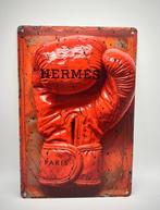 ORIMA Pop Art - Plaque métallique vintage Boxe vs « Hermès