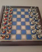 The Franklin Mint - Waterlo - Schaakspel - Tin, Antiek en Kunst