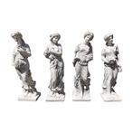 Set van 4 godinnen - jaargetijden - stenen beelden - 100 cm, Tuin en Terras, Tuinbeelden, Ophalen of Verzenden, Nieuw