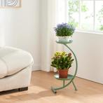 Plantenstandaard Aalten 61,5x30x25 cm groen [en.casa], Verzenden, Nieuw