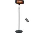 Veiling - Heater op standaard 2000 watt - met afstandbedieni, Nieuw