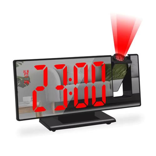 Digitale Wekker met Projectie - Alarm Klok Temperatuur, Witgoed en Apparatuur, Wekkers, Nieuw, Verzenden