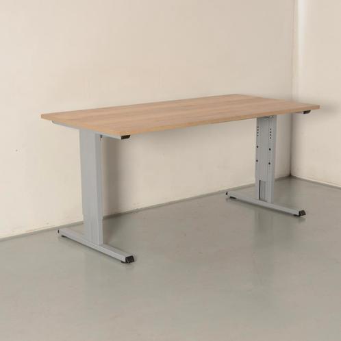 Solidesk bureau, bladkleur naar keuze , 160 x 80 cm, hoogte, Huis en Inrichting, Bureaus, Ophalen of Verzenden