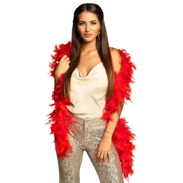 Rode boa 50gr, Kleding | Dames, Carnavalskleding en Feestkleding, Nieuw, Ophalen of Verzenden
