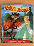 Belle en de Beest 1 boek met 6 puzzels 8711243020305, Gelezen, Verzenden