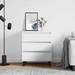 vidaXL Dressoir 60x35x70 cm bewerkt hout wit, Verzenden, Nieuw, 50 tot 100 cm, 25 tot 50 cm