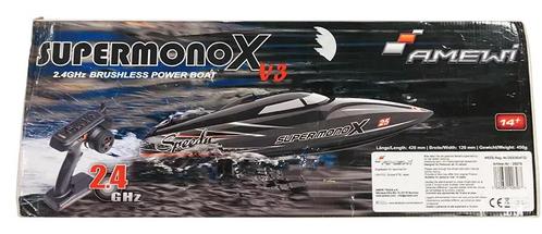 Super Mono X V3 (2.4 GHz) Brushless power boat, Hobby en Vrije tijd, Modelbouw | Boten en Schepen, Verzenden