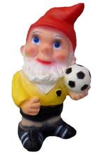 Kleine tuinkabouter voetballer, Verzenden, Nieuw