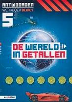 De wereld in Getallen versie 5 Antwoorden blok 1 groep 5, Boeken, Verzenden, Nieuw