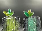 Studio Habrat - Beeldje - Cactus (2) - samensmelten, Antiek en Kunst, Antiek | Glas en Kristal