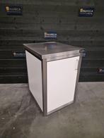 Werktafel kast | 1 deur | RVS met trespa | 56 cm, Zakelijke goederen, Horeca | Keukenapparatuur, Gebruikt, RVS Meubilair