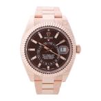 Rolex Sky-Dweller Everose Gold Chocolate Dial 326935