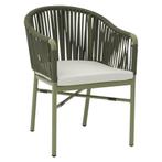 Stoel | KARIN | Aluminium Rotan/Aluminium | Green |, Verzenden, Nieuw in verpakking