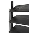 Set Flex Fence draaibare lamellen 50cm rvs zwart, Nieuw