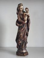 Beeldje - Matka Boska z Dziecitkiem Jezus - 41 cm - Hout, Antiek en Kunst