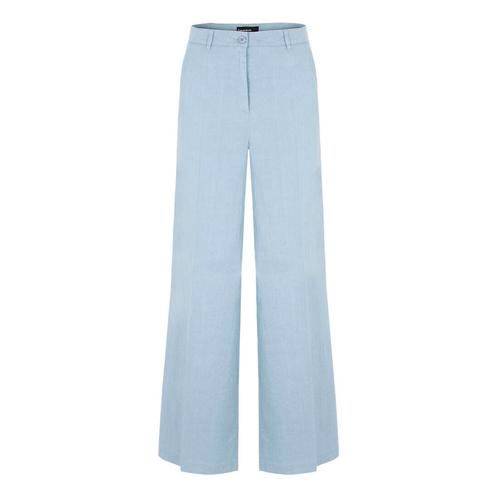 Cambio • linnen Adrienne pantalon • 36, Kleding | Dames, Broeken en Pantalons, Blauw, Nieuw, Maat 36 (S), Verzenden