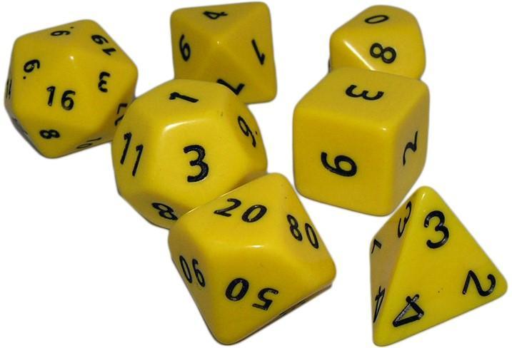 Gele Jumbo Polydice Set | Spellenrijk - Spelonderdelen, Hobby en Vrije tijd, Gezelschapsspellen | Bordspellen, Nieuw, Verzenden