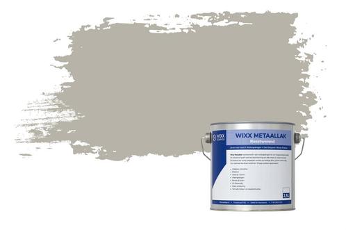 Wixx Metaallak Aqua Roestwerend RAL 7044 | Zijdegrijs 5L, Doe-het-zelf en Verbouw, Verf, Beits en Lak, Lak, Grijs, Nieuw, Minder dan 5 liter