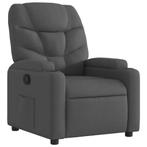 Comfortabele Fauteuil donkergrijs | Gebruikt | 40% Korting, Huis en Inrichting, Ophalen of Verzenden, Nieuw, 75 tot 100 cm, 50 tot 75 cm