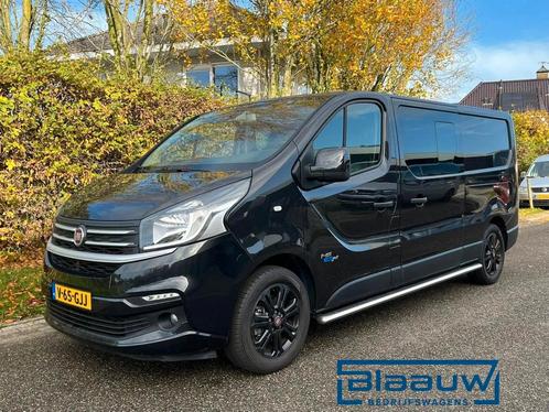Fiat Talento 145pk L2H1 Dubbele cabine | Squadra, Auto's, Bestelauto's, Lease, Zwart, Handgeschakeld, Overige kleuren, Fiat, Financial lease