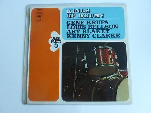 Kings of drums - gene krupa,louis bellson, art blakey, kenny, Cd's en Dvd's, Vinyl | Jazz en Blues, Verzenden