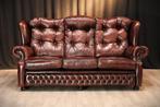Chesterfield Springvale Suzane Set 3-zitsbank + 2 fauteuils, Huis en Inrichting, Ophalen of Verzenden, Zo goed als nieuw, Leer