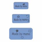 OPRY SKAI-LEREN LABELS MADE BY MAMA - licht blauw, Verzenden, Nieuw